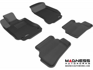 Mercedes Benz C-Class (W204) Sedan Floor Mats (Set of 4) - Black by 3D MAXpider Mercedes Benz C-Class (W204) Sedan Floor Mats (Set of 4) - Black by 3D MAXpider